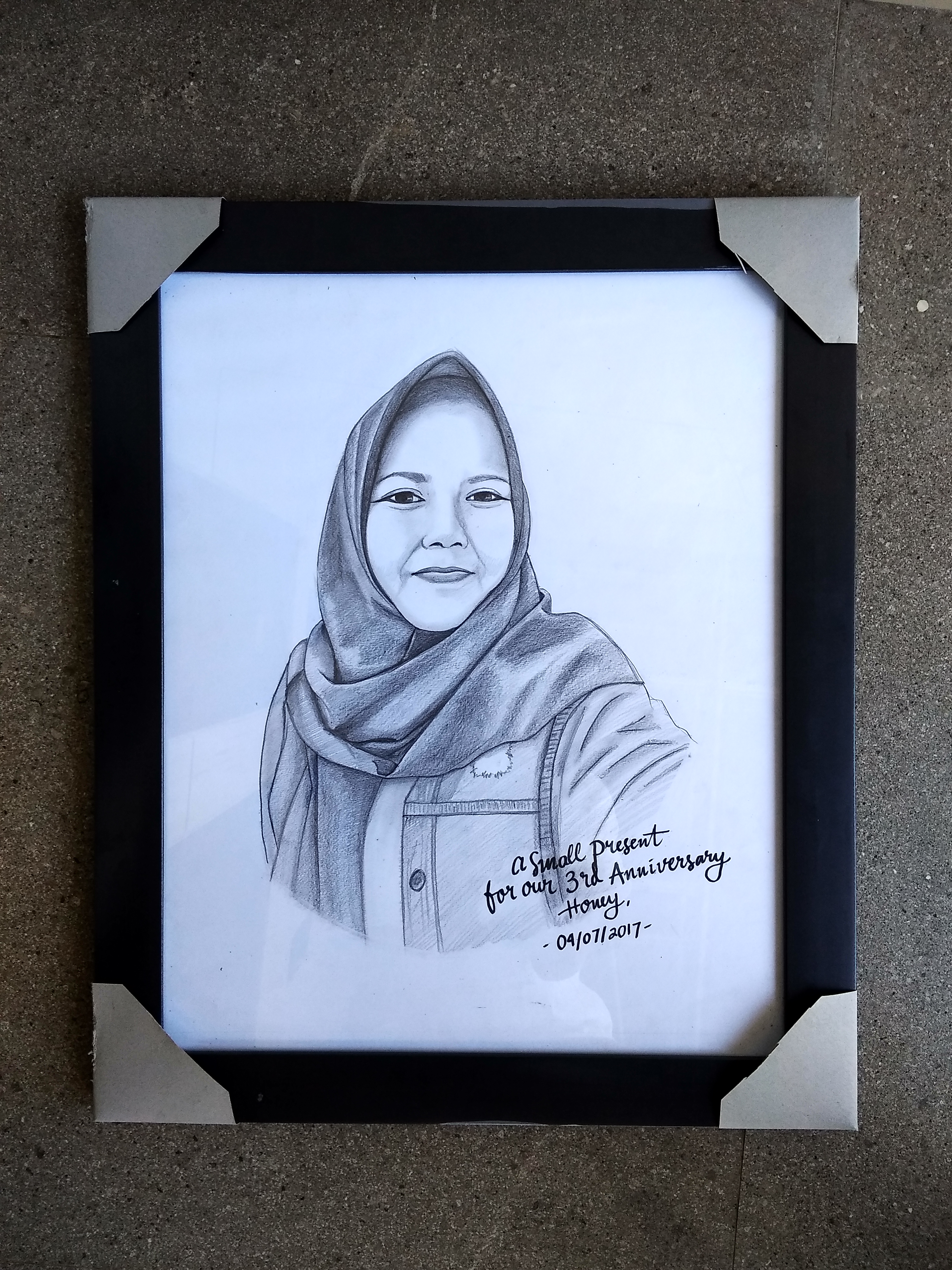 Gambar Sketsa  Wajah Wanita Berhijab  Apock Design