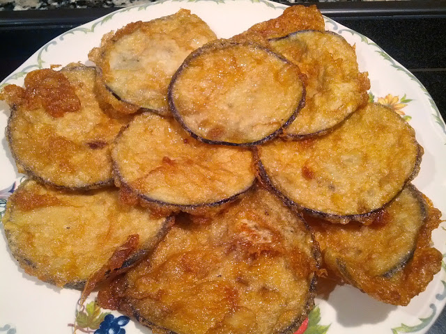 CRUJIENTE BERENJENAS FRITAS