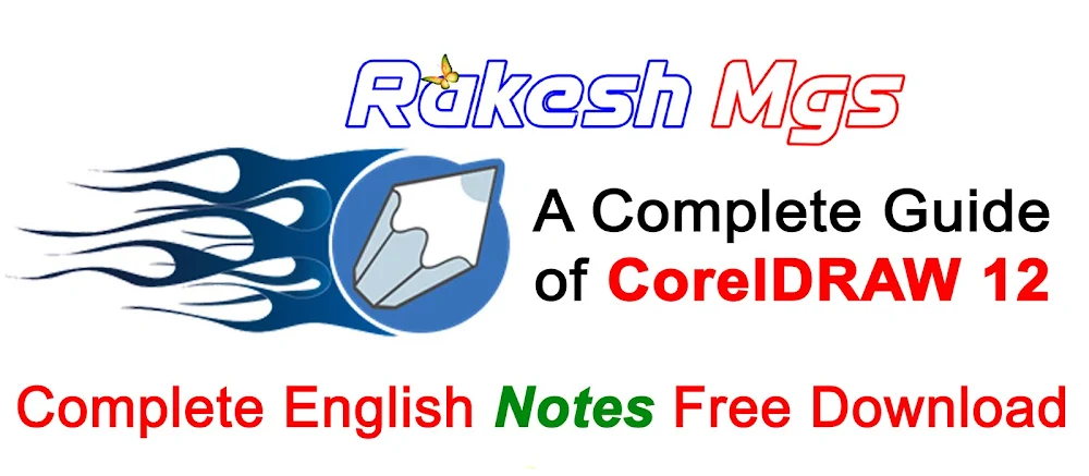 Corel Draw 12 Notes in English PDF Free Download | Complete CorelDRAW Graphic Suite 12 Notes