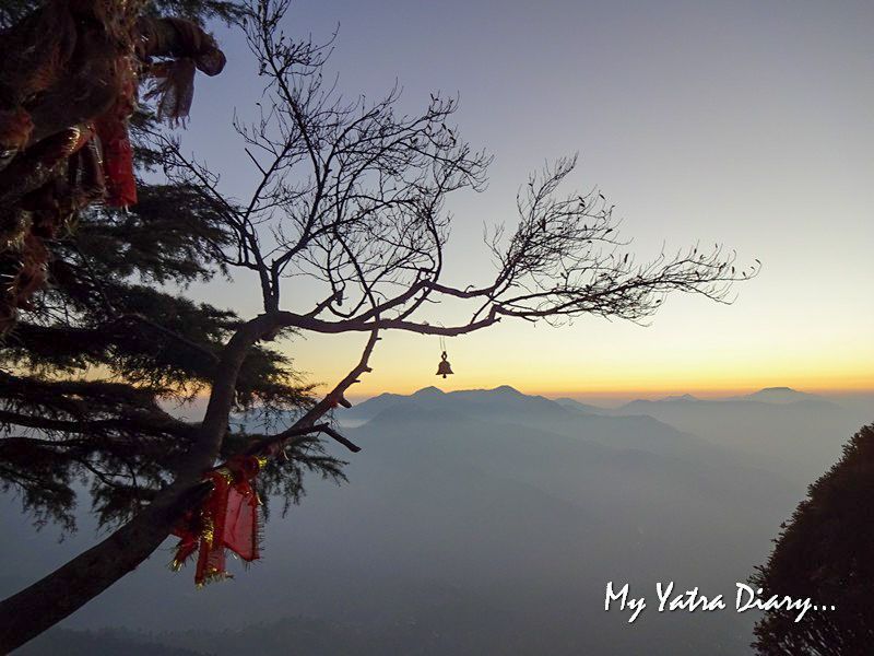 Spectacular sunset at Mukteshwar Temple, Uttarakhand