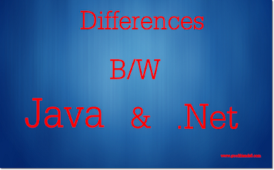 Difference Between Java and .Net