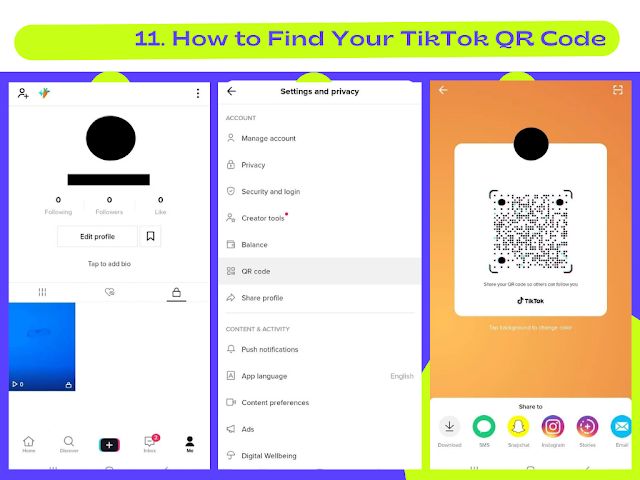 11. How to Find Your TikTok QR Code