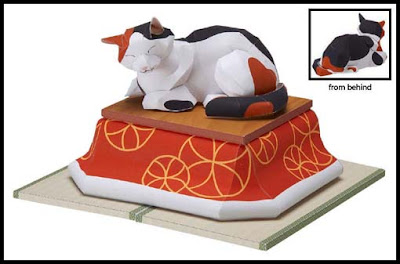 Kotatsu Neko Papercraft