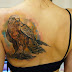 Stunning Eagle On Women Full Back Tattoo