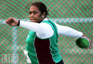 Beatrice Faumuina, NZ at Delhi Commonwealth Games