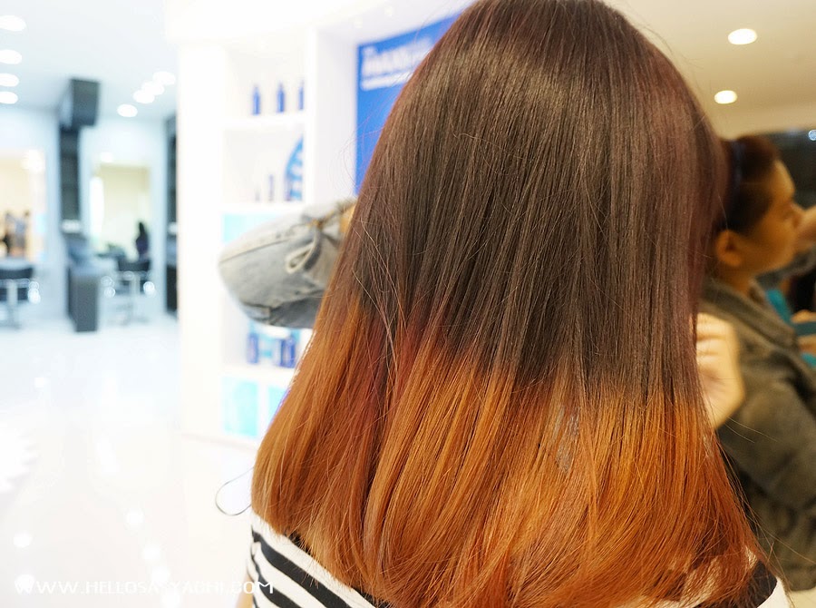 Contoh Warna Rambut Coklat Gelap  contoh warna  rambut  