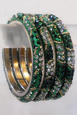 Glittering Diamante Occasion Weeding Bangles