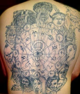 crazy tattoo. Tattoo