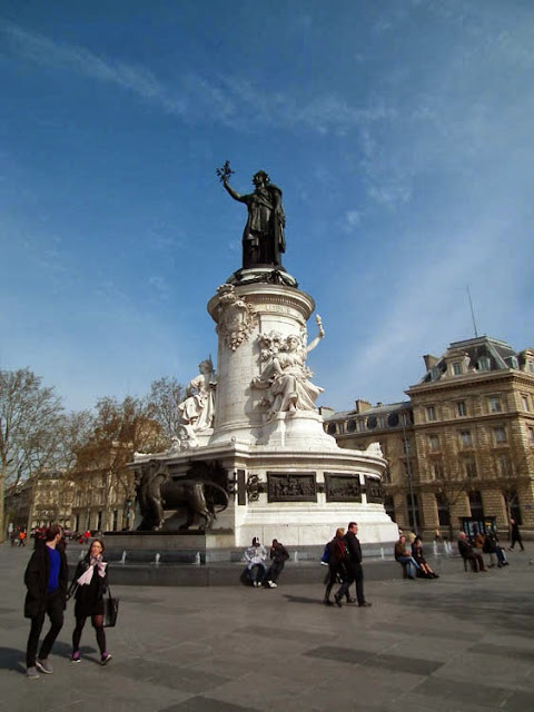 Place de la Republique, Paris, France. Photo by Loire Valley Time Travel.