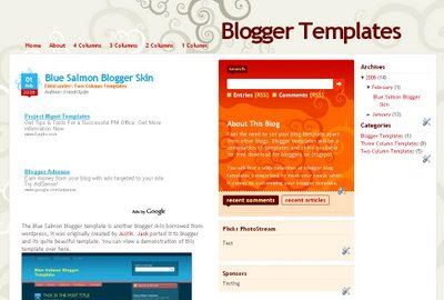 Dilectio Blogger Template