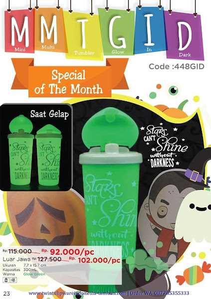 Promo Diskon Oktober 2017, Mini Multi Tumbler GID