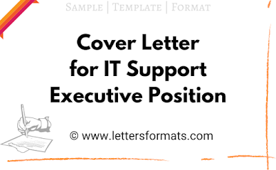 cover letter for it support executive