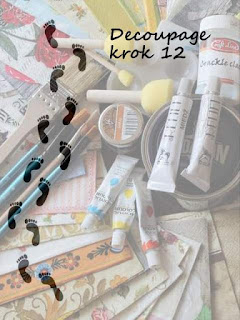 Krok 12 w nauce decoupage