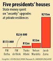 SA Five Presidents Houses PW botha vs FW de Klirk Vs Thabo Mbeki Vs Nelson Mandela Vs Jacob Zuma