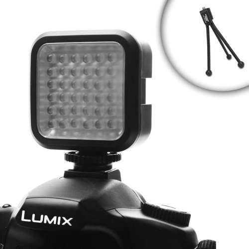 LightLINK Rechargeable Ultra-Bright LED Camera Light for Panasonic Lumix DMC-FZ150K , DMC-GF3 , DMC-GX1