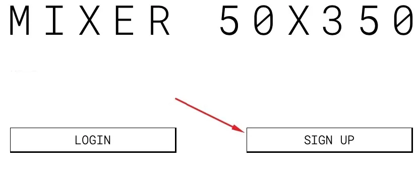 Регистрация в Mixer50x350