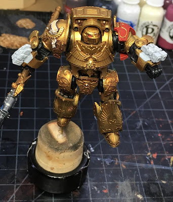 Legio Custodes Contemptor-Achillus Dreadnought WIP - adrathic destructors