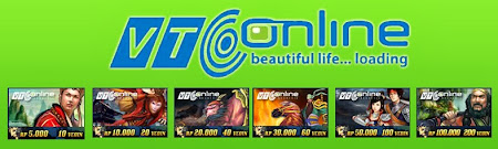 Daftar Harga Voucher G-VTC ONLINE game online