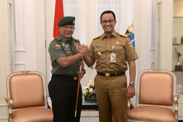   Kunjungi Anies, Pangkostrad Dukung Kebijakan Gubernur DKI Jakarta