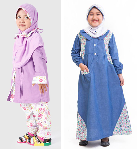 baju muslim anak perempuan rabbani