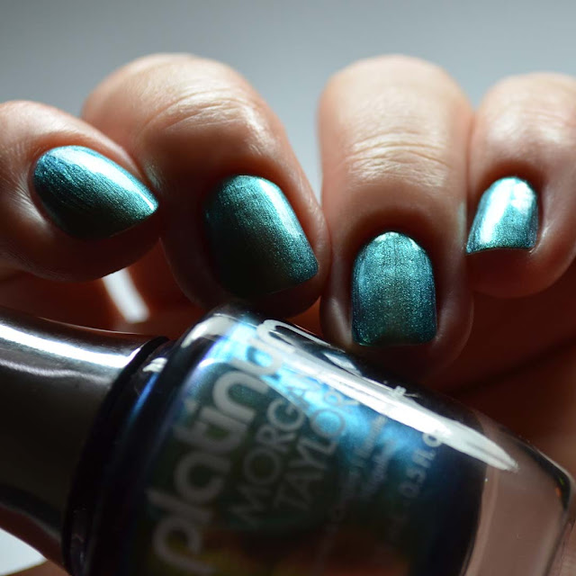 green duo chrome nail polish