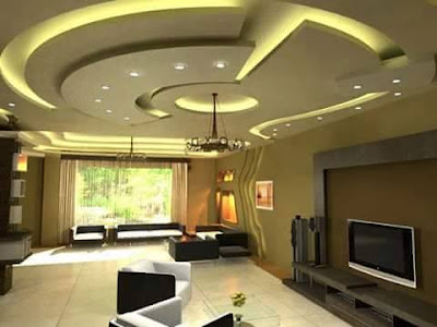 elegant false ceiling design of plasterboard