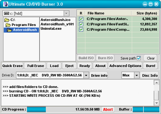 ultimate cd dvd burner