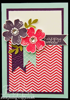 Flower Shop Stamp Set from Stampin' Up!  Two variations on a design by UK based Demonstrator Bekka Prideaux