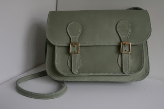 handmade leather bag, school satchel