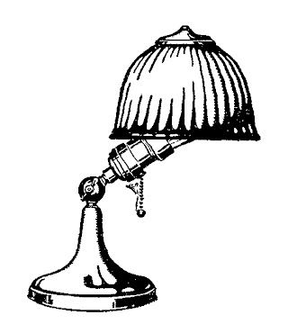 Black Desk Lamp Clip Art