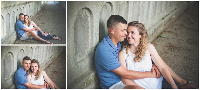 engagement session at St. Mary-of-the-Woods College