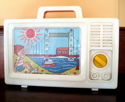 Retro Toys on Etsy Vintage  Vintage Toy Tv Music Box