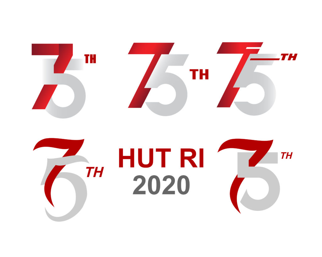 Logo HUT  RI  Ke  75  Hari Kemerdekaan RI  Ke  75  Tahun 2021 