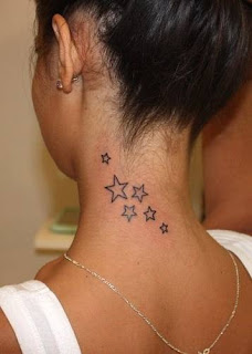 TATUAJES DE ESTRELLAS EN CUELLO