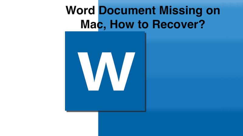 How to Recover Word document on Mac