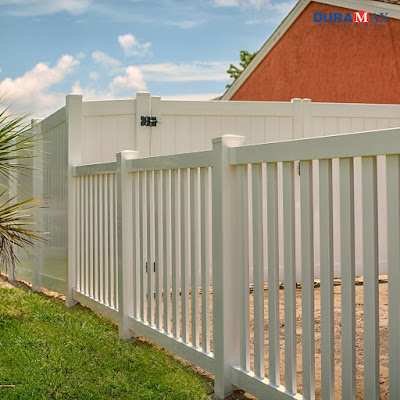 Semi-Privacy Vinyl Fence