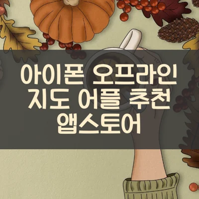 아이폰 오프라인 지도 어플 추천 앱스토어