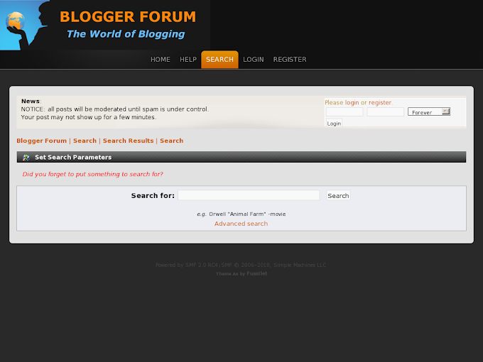 Guidance Create A Forum For Blogger