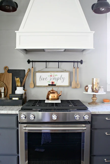 Decorating above stove