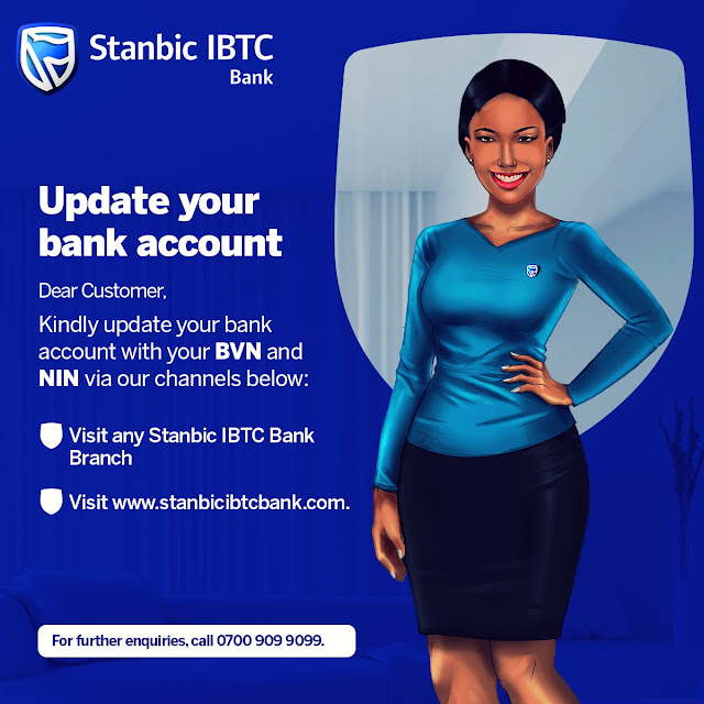 How To Link Bvn & NIN To Stanbic IBTC Bank Account Online