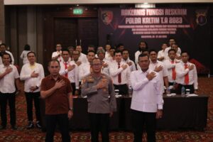 Tutup Rakernis Fungsi Reskrim, Wakapolda Kaltim Ingatkan Personel Harus Profesional Dalam Penegakkan Hukum