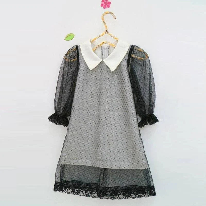 Ficalica Am3013 Dress Brokat Anak Perempuan 3 9 Tahun