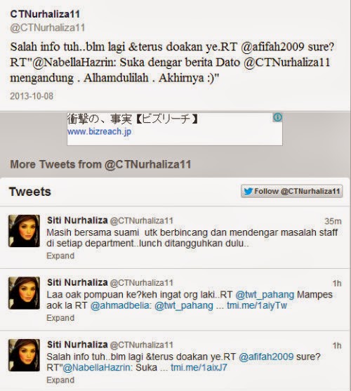 Siti Nurhaliza Dah Mengandung?