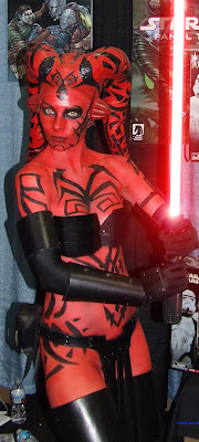 Darth Talon Body Painting