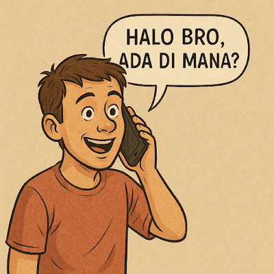  “Halo Bro, Ada di Mana?” — Saat Kalimat Pembuka Jadi Radar Privasi Orang