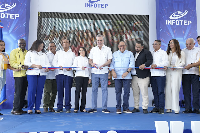 Presidente Abinader encabeza inauguración de dos centros del INFOTEP en la provincia Santiago Rodríguez