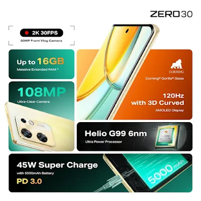 Spesifikasi Lengkap Infinix Zero 30