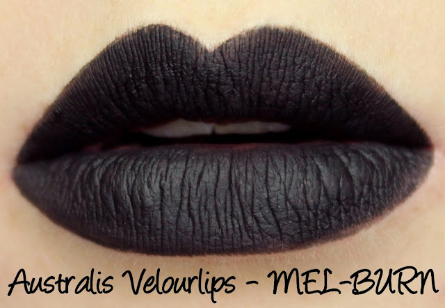 Australis Velourlips Matte Lip Cream - MEL-BURN Swatches & Review + GIVEAWAY!