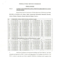 Federal Public Service Commission Test Phase II-2024