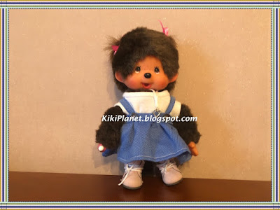 kiki monchhichi vêtement jupe poupée doll, clothes sewing handmade fait main